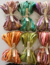 Load image into Gallery viewer, Dyed Silk Ombre Ribbons All Hallows Eve Collection