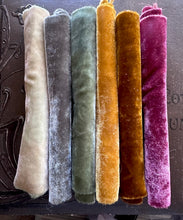 Load image into Gallery viewer, BLACK FRIDAY SALE Autumn Harvest Hand dyed Silk Velvet Collection 6 Pieces