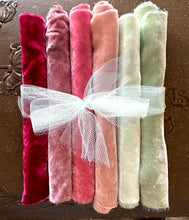 Load image into Gallery viewer, AMORE Hand dyed Silk Velvet Collection 6 Pieces