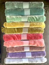 Load image into Gallery viewer, SOLSTICE Hand Dyed Silk Velvet Collection Set of 10 Larger Pieces