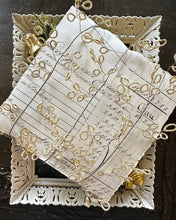 Load image into Gallery viewer, 12 Days of Christmas Gold Bouillon Leaf Garland