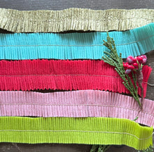 Load image into Gallery viewer, Peppermint Patty Collection of Vintage Crepe Paper Ruffles