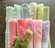 Load image into Gallery viewer, WILDFLOWERS Hand Dyed Silk Velvet Collection Set of 11 Pieces