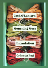 Load image into Gallery viewer, Dyed Silk Ombre Ribbons All Hallows Eve Collection