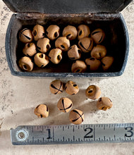Load image into Gallery viewer, 9mm Rusty Primitive Farmhouse Christmas Jingle Bells