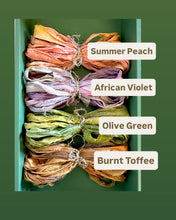 Load image into Gallery viewer, Dyed Silk Ombre Ribbons Summer Garden Collection