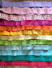 Load image into Gallery viewer, Traveling Circus Collection of Handmade Crepe Paper Ruffles