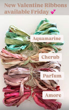 Load image into Gallery viewer, Dyed Silk Ombre Ribbons Valentine Collection