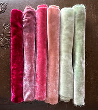 Load image into Gallery viewer, AMORE Hand dyed Silk Velvet Collection 6 Pieces