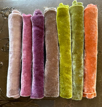 Load image into Gallery viewer, Last One VIOLET CRUMBLE Hand Dyed Silk Velvet Collection