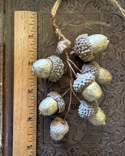Load image into Gallery viewer, Rustic Golden Acorn Spray