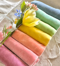 Load image into Gallery viewer, Easter Basket Hand Dyed Silk Velvet Collection