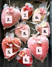 Load image into Gallery viewer, Silk Velvet Heart Tokens