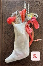 Load image into Gallery viewer, 12 Days of Christmas Tiny Vintage Stockings