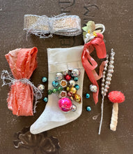 Load image into Gallery viewer, 12 Days of Christmas Tiny Vintage Stockings