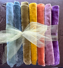 Load image into Gallery viewer, BLACK FRIDAY SALE Plum Pudding Hand dyed Silk Velvet Collection 7 Pieces