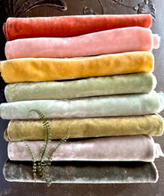 Load image into Gallery viewer, SPRING BOTANICALS Hand Dyed Silk Velvet Collection