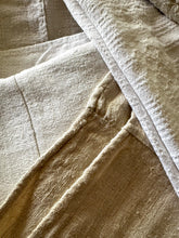 Load image into Gallery viewer, Vintage French Homespun Rustic Linen Fabric Bundle