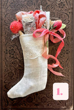 Load image into Gallery viewer, 12 Days of Christmas Tiny Vintage Stockings