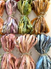 Load image into Gallery viewer, Dyed Silk Ombre Ribbons Summer Garden Collection