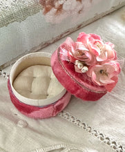 Load image into Gallery viewer, Cherry Blossom Velvet Treasure Box