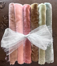 Load image into Gallery viewer, BLACK FRIDAY SALE Eloise’s Parlor Hand dyed Silk Velvet Collection 6 Pieces