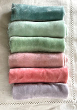 Load image into Gallery viewer, Spring Blossoms Hand Dyed Silk Velvet Collection