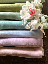 Load image into Gallery viewer, *LAST ONE* WISTERIA GARDEN Hand Dyed Silk Velvet Collection