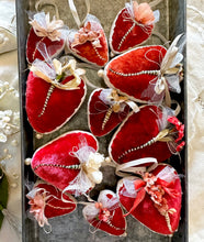Load image into Gallery viewer, Red Velvet Heart Tokens