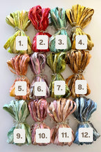 Load image into Gallery viewer, Dyed Silk Ombre Ribbons Summer Garden Collection