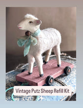 Load image into Gallery viewer, *NEW~ REFILL KIT for Vintage Putz Sheep and Pull Toy Class *