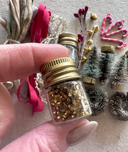 Load image into Gallery viewer, Tiny Tree Trimming Kit with Vintage and Hand Dyed Trims