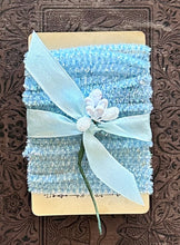 Load image into Gallery viewer, Mini Tinsel Trim Aqua lue - 12 Feet Lovely Spring Tinsel Trim