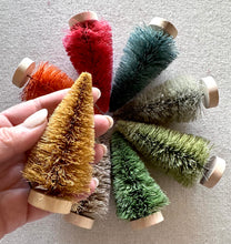 Load image into Gallery viewer, Holiday Bottle Brush Tree Collection
