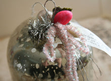 Load image into Gallery viewer, Mini Tinsel Trim Pale Pink - 12 Feet Lovely Spring Tinsel Trim