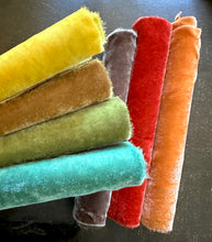 Load image into Gallery viewer, LAST ONE Hand Dyed Silk Velvet Fall Foliage Collection