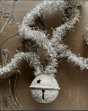 Load image into Gallery viewer, Glitter Bell Tinsel Garland - 6 Feet