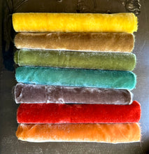 Load image into Gallery viewer, LAST ONE Hand Dyed Silk Velvet Fall Foliage Collection