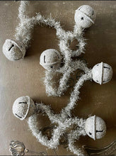 Load image into Gallery viewer, Glitter Bell Tinsel Garland - 6 Feet