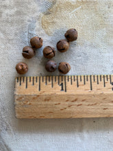 Load image into Gallery viewer, 6mm Tiny Rusty Primitive Christmas Jingle Bells
