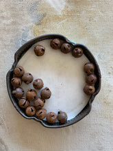Load image into Gallery viewer, 6mm Tiny Rusty Primitive Christmas Jingle Bells