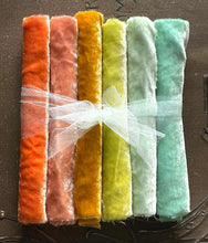 Load image into Gallery viewer, Hand Dyed Silk Velvet Seaside Cottages Collection