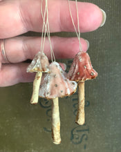 Load image into Gallery viewer, Blush Pink Velvet Mushrooms Made to Order Decorations