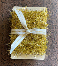Load image into Gallery viewer, 13 Feet Gold Icicle Holiday Garland Tinsel Trim