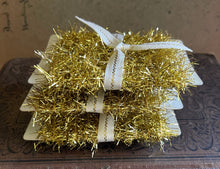 Load image into Gallery viewer, 13 Feet Gold Icicle Holiday Garland Tinsel Trim