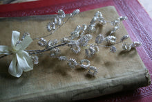 Load image into Gallery viewer, Sparkling Silver Wire Bouillon Holiday Stamen Sprays