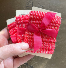 Load image into Gallery viewer, Candy Cane Red Striped Holiday Tinsel Trim