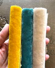 Load image into Gallery viewer, NEW! MISTLETOE Hand Dyed Silk Velvet Collection