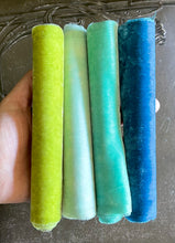 Load image into Gallery viewer, Hand Dyed Silk Velvet French Carousel Collection