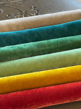 Load image into Gallery viewer, NEW! MISTLETOE Hand Dyed Silk Velvet Collection
